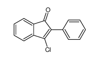 3-chloro-2-phenyl-1H-Inden-1-one Structure