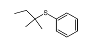 tert-pentyl(phenyl)sulfane Structure