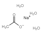 Sodium acetate hydrate Structure