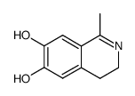 1-methyl-6,7-dihydroxy-3,4-dihydroisoquinoline Structure