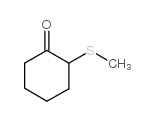 2-(methylthio)cyclohexanone structure