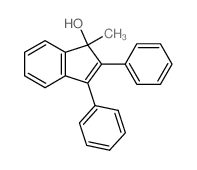 1-methyl-2,3-diphenyl-inden-1-ol Structure