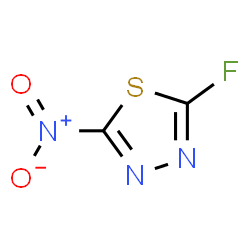 1,3,4-Thiadiazole,2-fluoro-5-nitro-(9CI) Structure