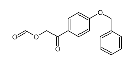 [2-oxo-2-(4-phenylmethoxyphenyl)ethyl] formate结构式