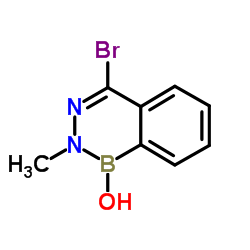 4-Bromo-2-methyl-2,3,1-benzodiazaborinin-1(2H)-ol结构式