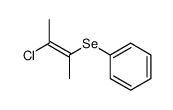 E-2-Chlor-3-phenylseleno-2-buten Structure