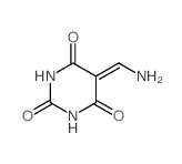 2,4,6(1H,3H,5H)-Pyrimidinetrione,5-(aminomethylene)-结构式