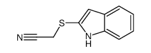 2-(1H-indol-2-ylsulfanyl)acetonitrile Structure