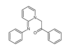 1-phenyl-2-(2-phenyliminopyridin-1-yl)ethanone结构式