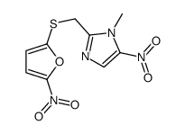 1-methyl-5-nitro-2-[(5-nitrofuran-2-yl)sulfanylmethyl]imidazole Structure