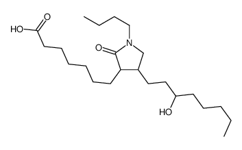 7-[1-butyl-4-(3-hydroxyoctyl)-2-oxopyrrolidin-3-yl]heptanoic acid Structure