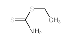 Carbamodithioic acid,ethyl ester Structure