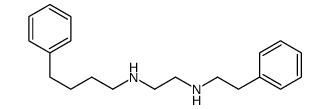 N-(4-phenylbutyl)-N'-(2-phenylethyl)ethane-1,2-diamine Structure