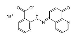 2-[(8-Hydroxy-5-quinolinyl)azo]benzoic acid sodium salt picture