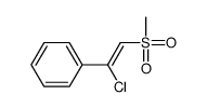 (1-chloro-2-methylsulfonylethenyl)benzene结构式