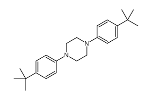 1,4-bis(4-tert-butylphenyl)piperazine Structure