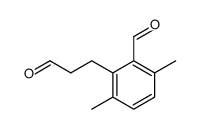 2-(3'-Propanol-1')-3,6-dimethylbenzaldehyd Structure