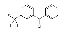 1-[chloro(phenyl)methyl]-3-(trifluoromethyl)benzene Structure