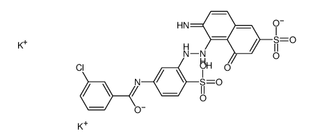 dipotassium 6-amino-5-[[5-[(3-chlorobenzoyl)amino]-2-sulphonatophenyl]azo]-4-hydroxynaphthalene-2-sulphonate picture