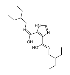 4-N,5-N-bis(2-ethylbutyl)-1H-imidazole-4,5-dicarboxamide Structure