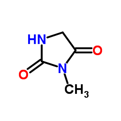 3-Methyl-2,4-imidazolidinedione Structure