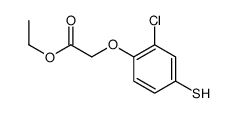 ethyl 2-(2-chloro-4-sulfanylphenoxy)acetate Structure