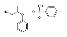 4-methylbenzenesulfonic acid,2-phenoxypropan-1-ol结构式