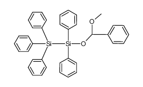 1-(methoxy(phenyl)methoxy)-1,1,2,2,2-pentaphenyldisilane Structure