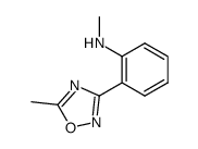 3-[o-(methylamino)phenyl]-5-methyl-1,2,4-oxadiazole Structure