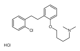 1-Butanamine, 4-(2-(2-(2-chlorophenyl)ethyl)phenoxy)-N,N-dimethyl-, hy drochloride picture