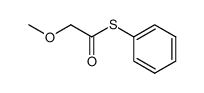 S-phenyl 2-methoxyethanethionate Structure