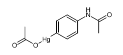 (4-acetamidophenyl)(acetoxy)mercury结构式