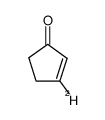 3-deuterocyclopentene-2-one-1 Structure