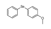 1-methoxy-4-phenylselanylbenzene Structure