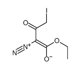 3-diazonio-4-ethoxy-1-iodo-4-oxobut-2-en-2-olate Structure