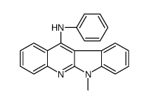 6-methyl-N-phenylindolo[2,3-b]quinolin-11-amine Structure