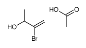 acetic acid,3-bromobut-3-en-2-ol Structure