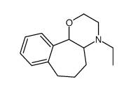 (E)-2,3,4,4a,5,6,7,11b-Octahydro-4-ethylbenzo(6,7)cyclohept(1,2-b)(1,4 )oxazine结构式