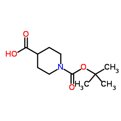 N-BOC-piperidine-4-carboxylic acid picture