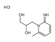 3-(2-imino-6-methylpyridin-1-yl)propane-1,2-diol,hydrochloride Structure