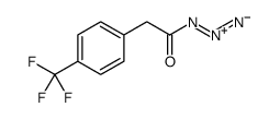 Benzeneacetyl azide, 4-(trifluoromethyl) Structure