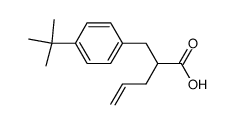 2-(4-tert-butyl-benzyl)-pent-4-enoic acid Structure