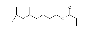 5,7,7-trimethyl-1-octyl propionate Structure