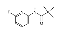 Propanamide, N-(6-fluoro-2-pyridinyl)-2,2-dimethyl- (9CI) Structure