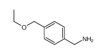 [4-(ethoxymethyl)phenyl]methanamine structure