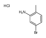 5-bromo-2-methylaniline,hydrochloride结构式