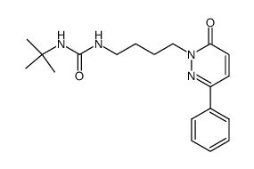 1-tert-Butyl-3-[4-(6-oxo-3-phenyl-6H-pyridazin-1-yl)-butyl]-urea Structure