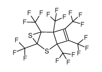 1,2,4,6,7,8-hexakis(trifluoromethyl)-3,5-dithiatricyclo[4.2.0.02,4]oct-7-ene Structure