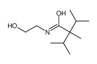 N-(2-hydroxyethyl)-2,3-dimethyl-2-isopropyl butanamide structure