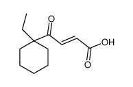 4-(1-ethylcyclohexyl)-4-oxobut-2-enoic acid Structure